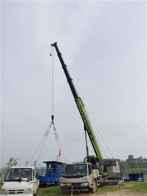 永德县桥梁建设吊装案例